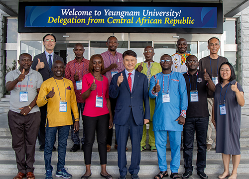 Central African Republic Training Delegation: “We Came to YU to Learn Saemaul Studies!” 